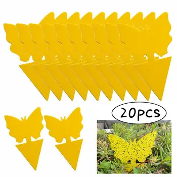 20PCS Sticky Fly Trap Paper Yellow Traps Fruit Flies Insect Glue Catcher Pest Strong Adhesive For Aphids Leaf Miners
20PCS Sticky Fly Trap Paper Yellow Traps Fruit Flies Insect Glue Catcher Pest Strong Adhesive For Aphids Leaf Miners