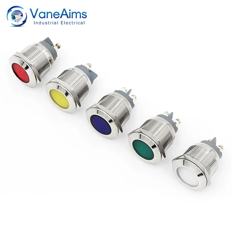 22MM LED metal indicator highlights dust-proof small signal lights IP67 red yellow blue green white purple lights 12V24V3V6V220V
22MM LED metal indicator highlights dust-proof small signal lights IP67 red yellow blue green white purple lights 12V24V3V6V220V