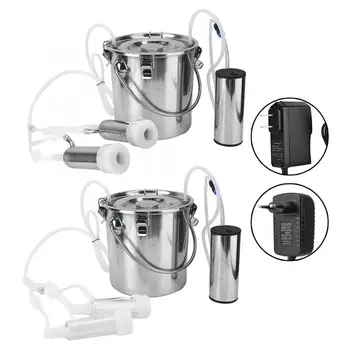 5L Milking Machine Cow Goat Sheep Milker Thickening Household Electric Goat Cow Milking Machine with Vacuum-Pulse Pump
5L Milking Machine Cow Goat Sheep Milker Thickening Household Electric Goat Cow Milking Machine with Vacuum-Pulse Pump
