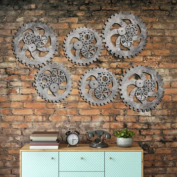 Retro industrial wind 24/32cm gear wall decoration European home bar BBQ ktv cofe art wall hanging decoration gear figurines
Retro industrial wind 24/32cm gear wall decoration European home bar BBQ ktv cofe art wall hanging decoration gear figurines