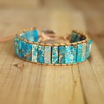 Women Men Handmade Jewelry Natural Stone Chakra Leather Wrap Bracelet & Bangle Bohemia Yoga Charm Beaded Bracelet Couple Gift
Women Men Handmade Jewelry Natural Stone Chakra Leather Wrap Bracelet & Bangle Bohemia Yoga Charm Beaded Bracelet Couple Gift