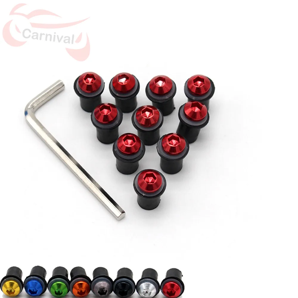 Screw Nut Lock Kit for 5mm 10Ps Motorcycle Windshield for DUCATI MONSTER 620/696/796/821/1200/899/959/1199/1299 DIAVEL
Screw Nut Lock Kit for 5mm 10Ps Motorcycle Windshield for DUCATI MONSTER 620/696/796/821/1200/899/959/1199/1299 DIAVEL