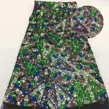 5 options High quality African net lace fabric bling bling multicolored sequins French net lace fabric for party dress FCC048
5 options High quality African net lace fabric bling bling multicolored sequins French net lace fabric for party dress FCC048