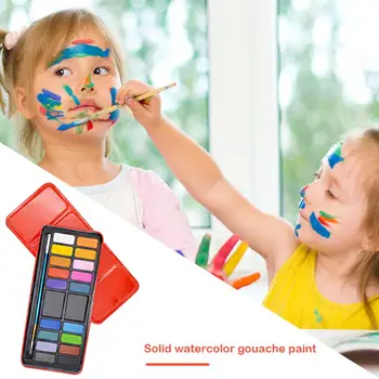 12/18/24 Colors Solid Watercolor Paint Set with Sufficient Durability and Ruggedness Portable Drawing Water Color Pigment
12/18/24 Colors Solid Watercolor Paint Set with Sufficient Durability and Ruggedness Portable Drawing Water Color Pigment