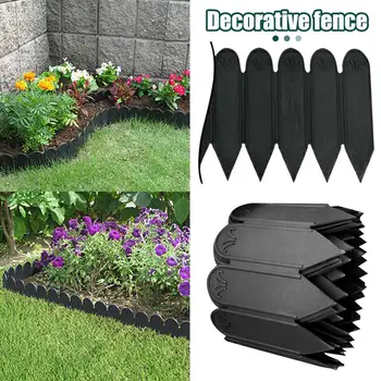 Plastic Garden Fence Free Bending Courtyard Border DIY Flower Nursery Edge Plant Pot Bonsai Protecive Fence Garden Decoration
Plastic Garden Fence Free Bending Courtyard Border DIY Flower Nursery Edge Plant Pot Bonsai Protecive Fence Garden Decoration