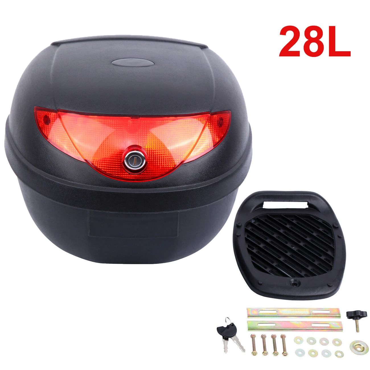 Samger 28L Motorcycle Trunk Waterproof Motor Top Case for Single Helmet Motorbike Rear Storage Luggage Tool Box Black
Samger 28L Motorcycle Trunk Waterproof Motor Top Case for Single Helmet Motorbike Rear Storage Luggage Tool Box Black