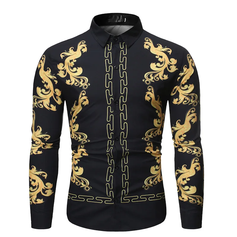 2020 Spring And Autumn New Style Versitile Fashion Casual Fold-down Collar Men Ethnic-Style Long Sleeve Printed Shirt
2020 Spring And Autumn New Style Versitile Fashion Casual Fold-down Collar Men Ethnic-Style Long Sleeve Printed Shirt