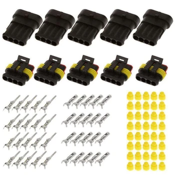 5 Sets 12A 1 2 3 4 5 6 Pin Way Super Sealed Electrical Waterproof Wire Connector Plug For Car Trucks Caravan Boat
5 Sets 12A 1 2 3 4 5 6 Pin Way Super Sealed Electrical Waterproof Wire Connector Plug For Car Trucks Caravan Boat