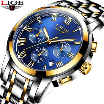 2019 New Watches Men Luxury Brand LIGE Chronograph Men Sports Watches Waterproof Full Steel Quartz Men's Watch Relogio Masculino
2019 New Watches Men Luxury Brand LIGE Chronograph Men Sports Watches Waterproof Full Steel Quartz Men's Watch Relogio Masculino
