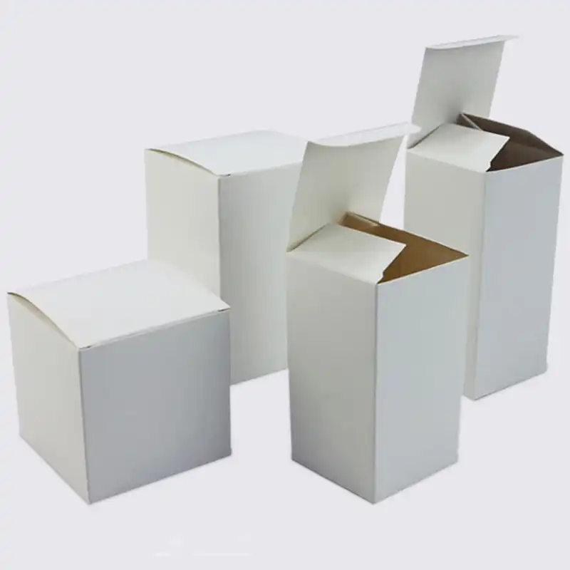 50 個サイズ空白包装リサイクルクラフト紙のギフトボックス手作り石鹸包装ダンボール梱包カートンボックス ボックスボックス 手作りボックスギフトボックス Gooum