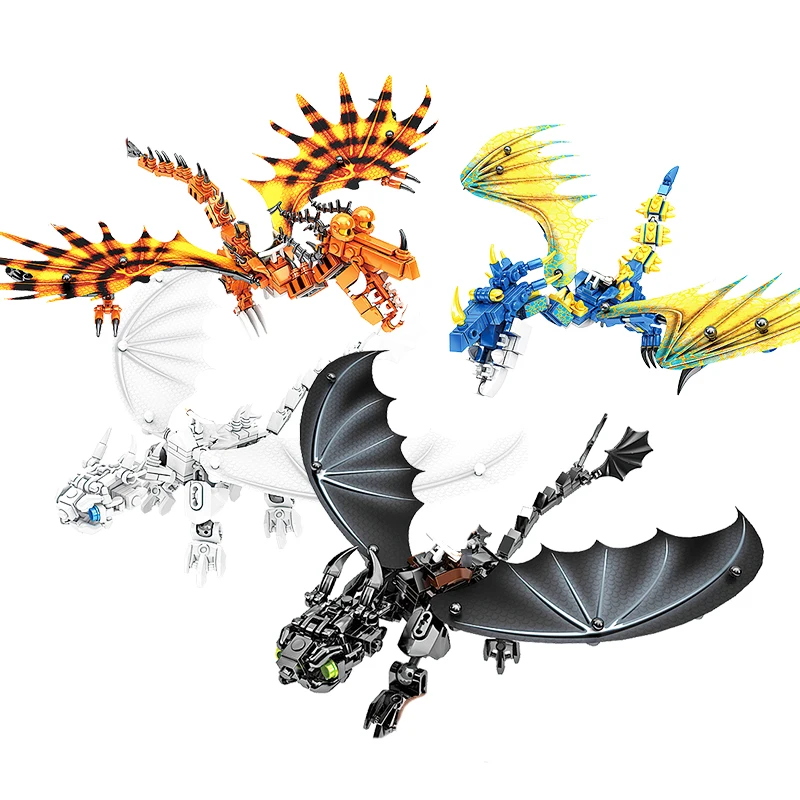 4Pcs How To Train Your Dragon The Hidden World White Dragon Figures Building Blocks Bricks Set Toys For Children
4Pcs How To Train Your Dragon The Hidden World White Dragon Figures Building Blocks Bricks Set Toys For Children