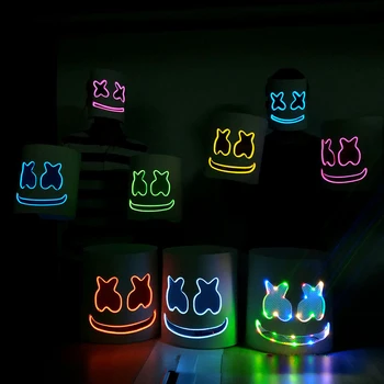 DJ LED Luminous Helmet Mask Cosplay Props Unisex DIY Bar Music Party Marshmello Masks
DJ LED Luminous Helmet Mask Cosplay Props Unisex DIY Bar Music Party Marshmello Masks