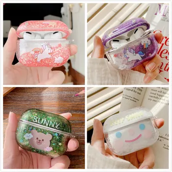 3D Liquid Earphone Case for Apple Airpods Pro Case Glitter Quicksand Cover for Air pods Pro 3 Case Headphone Earpods Cover Bling
3D Liquid Earphone Case for Apple Airpods Pro Case Glitter Quicksand Cover for Air pods Pro 3 Case Headphone Earpods Cover Bling