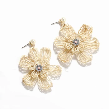 AENSOA Natural Handmade Straw Weave Flowers Drop Earrings Summer Vine Braid Round Floral Statement Earrings Fashion Jewelry Gift
AENSOA Natural Handmade Straw Weave Flowers Drop Earrings Summer Vine Braid Round Floral Statement Earrings Fashion Jewelry Gift