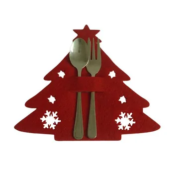 4pcs Christmas Cutlery Holder Tableware Christmas Tree Caps Holder Dinner Table Decoration Knife And Forks Cover Xmas Ornament
4pcs Christmas Cutlery Holder Tableware Christmas Tree Caps Holder Dinner Table Decoration Knife And Forks Cover Xmas Ornament