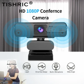 TISHRIC HD Webcam 1080P Autofocus Web Camera for Computer/Notebook Video PC Camera USB Plug n Play With Microphone Cover Web cam
TISHRIC HD Webcam 1080P Autofocus Web Camera for Computer/Notebook Video PC Camera USB Plug n Play With Microphone Cover Web cam