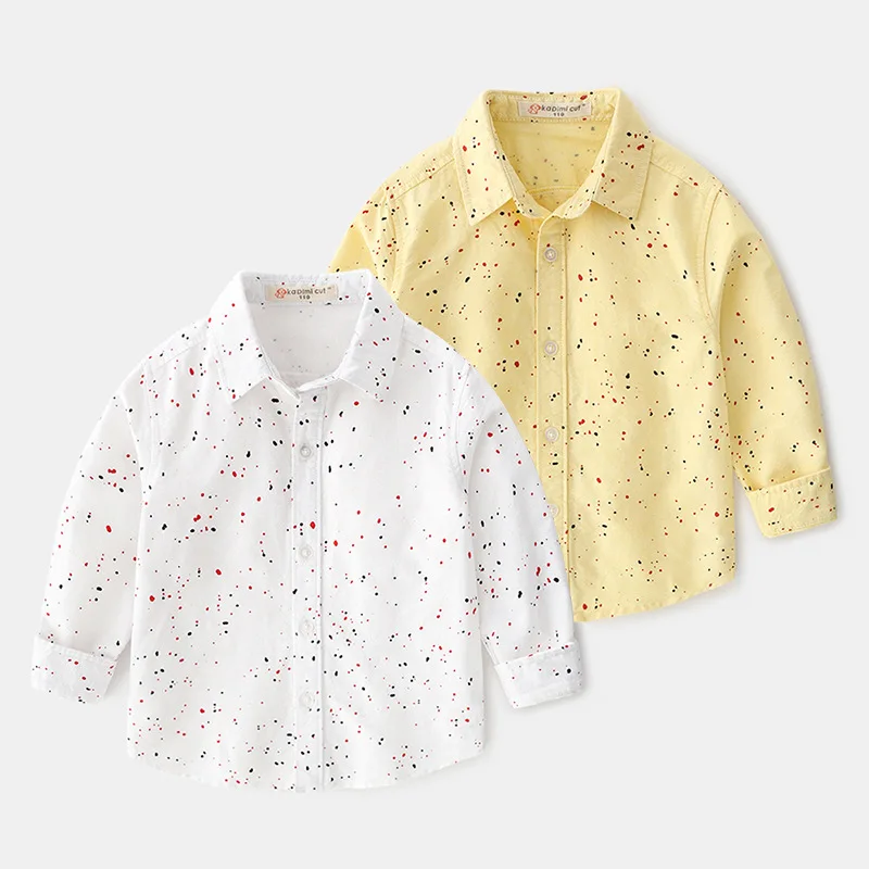 Big Kid BOY'S Long Sleeve Shirt Autumn Inkjet Full Printed Ink Tops Small CHILDREN'S New Style Childrenswear Baby Shirt Fashion 
Big Kid BOY'S Long Sleeve Shirt Autumn Inkjet Full Printed Ink Tops Small CHILDREN'S New Style Childrenswear Baby Shirt Fashion