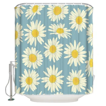 Little Daisy Hand Drawn Cartoon Bathroom Curtain Polyester Fabric With 12 Hooks Waterproof Shower Curtain
Little Daisy Hand Drawn Cartoon Bathroom Curtain Polyester Fabric With 12 Hooks Waterproof Shower Curtain