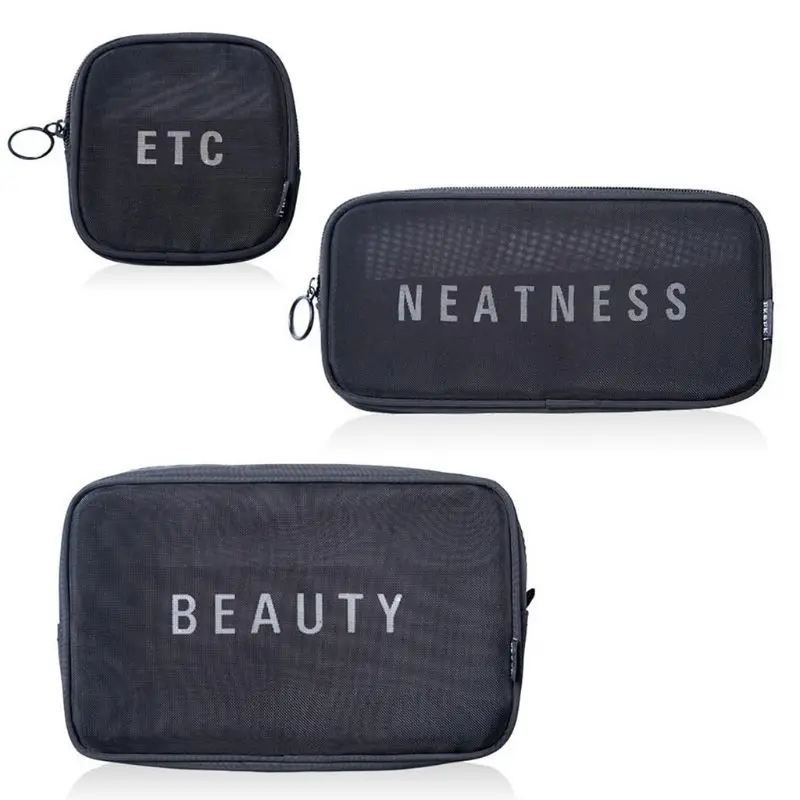 Women Travel Cosmetic Bag Simple Mesh Zipper Makeup Case Organizer Cosmetic Pouch F42A
Women Travel Cosmetic Bag Simple Mesh Zipper Makeup Case Organizer Cosmetic Pouch F42A