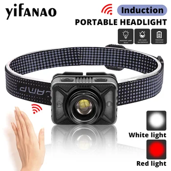 Mini XHP50 Sensor Headlamp Headlight Zoom Chest Running Lights Built-in Battery Waterproof Lantern Power Inductive ETC Red
Mini XHP50 Sensor Headlamp Headlight Zoom Chest Running Lights Built-in Battery Waterproof Lantern Power Inductive ETC Red