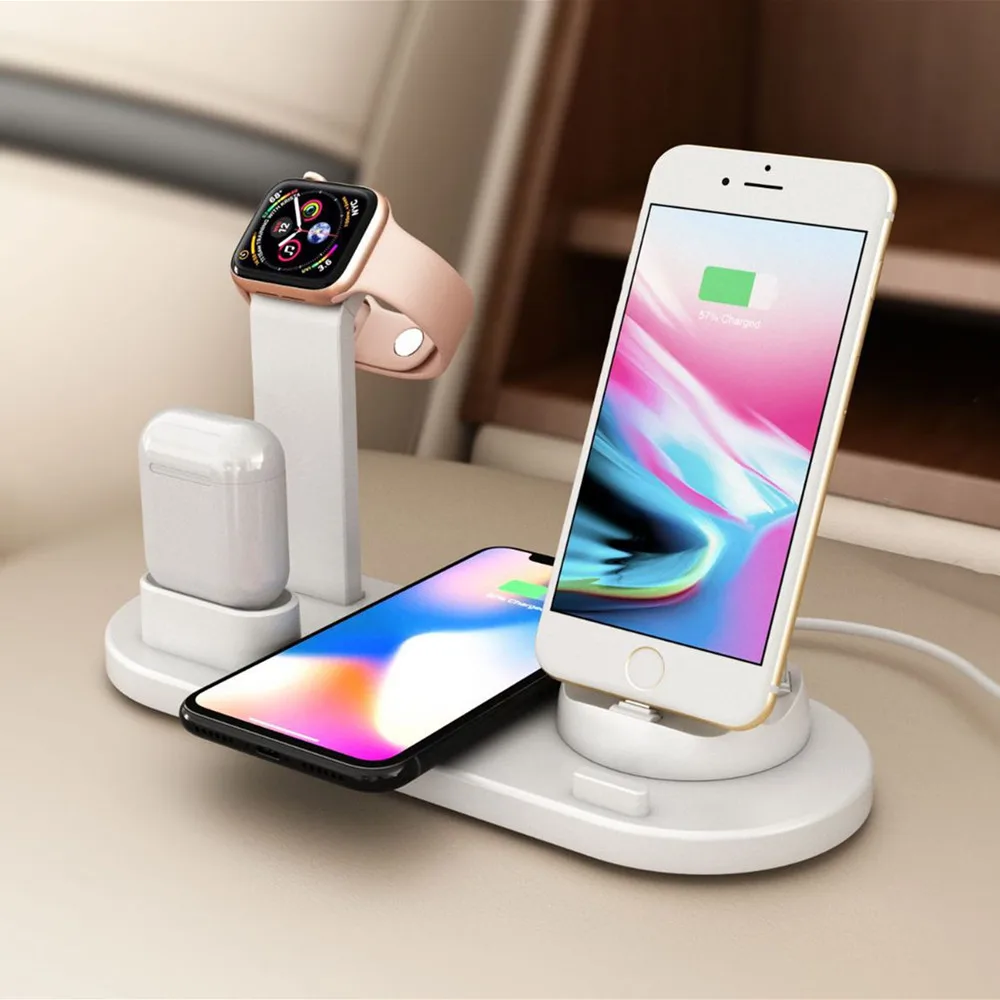 For Apple watch charger 6 In 1 Charging Dock Station Bracket Cradle Stand phone holder For IPhone XR X 8 7 6 Wireless QI Dock
For Apple watch charger 6 In 1 Charging Dock Station Bracket Cradle Stand phone holder For IPhone XR X 8 7 6 Wireless QI Dock