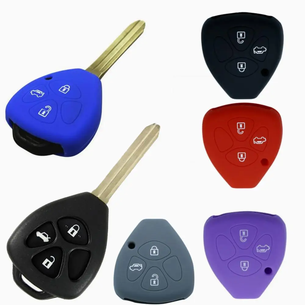 Silicone Protective Car Key Case Shell Cover Fob for Yaris Toyota Corolla Avensis Avalon Matrix Venza Scion Xd Xb Iq Tc Fr-S Brz
Silicone Protective Car Key Case Shell Cover Fob for Yaris Toyota Corolla Avensis Avalon Matrix Venza Scion Xd Xb Iq Tc Fr-S Brz