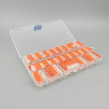 75pcs Cable Connector Wire Universal Junction Compact Box Connectors Quick Terminals with 2/3/5 Way Transparent Visible
75pcs Cable Connector Wire Universal Junction Compact Box Connectors Quick Terminals with 2/3/5 Way Transparent Visible