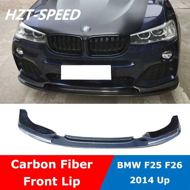 F26 3D Style Carbon Fiber Front Bumper Lip Diffuser Spoiler For BMW X3 X4 F25 M-Sporty Version 2014 Up
F26 3D Style Carbon Fiber Front Bumper Lip Diffuser Spoiler For BMW X3 X4 F25 M-Sporty Version 2014 Up