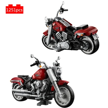 Creator Expert Motorcycle Harleyed Davidson Fat Boy Building Blocks sets Bricks Classic Model kit Kids Toys for Children gifts
Creator Expert Motorcycle Harleyed Davidson Fat Boy Building Blocks sets Bricks Classic Model kit Kids Toys for Children gifts