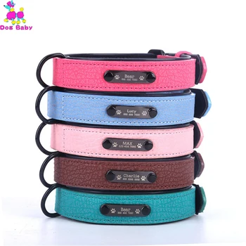 1PC Dog Collars Personalized Custom Leather Dog Collar Name ID Tags For Small Medium Large Dogs Pitbull Bulldog Beagle Correa
1PC Dog Collars Personalized Custom Leather Dog Collar Name ID Tags For Small Medium Large Dogs Pitbull Bulldog Beagle Correa