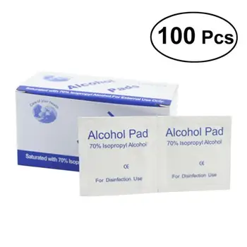100pcs/box Alcohol Prep Swap Pad Disposable Wet Wipe Disinfection Antiseptic Skin Cleaning Tool for Jewelry Mobile Phone 
100pcs/box Alcohol Prep Swap Pad Disposable Wet Wipe Disinfection Antiseptic Skin Cleaning Tool for Jewelry Mobile Phone