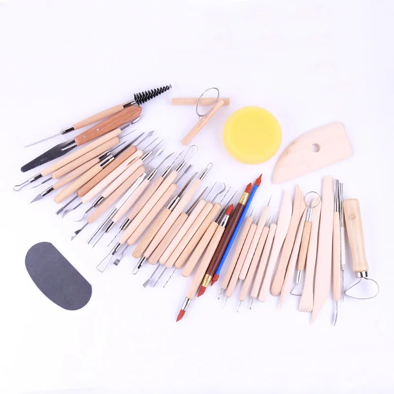 modeling clay tools Ceramic Pottery Sculpture Sculpting Craft Hobby Supplies Carving Trimming Tool Kit 43pcs/set
modeling clay tools Ceramic Pottery Sculpture Sculpting Craft Hobby Supplies Carving Trimming Tool Kit 43pcs/set