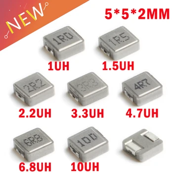 10pcs SMD Power Inductors 0520 1UH 2.2UH 3.3UH 4.7UH 6.8UH 10UH Chip Inductor 0520 5*5*2 1R0 2R2 3R3 4R7 6R8 100 Hot New 5x5x2
10pcs SMD Power Inductors 0520 1UH 2.2UH 3.3UH 4.7UH 6.8UH 10UH Chip Inductor 0520 5*5*2 1R0 2R2 3R3 4R7 6R8 100 Hot New 5x5x2