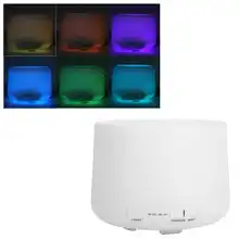 AC 100-240V 500ML Mini Humidifier With 7 LED Color Changeable Ambient Light Aroma Diffuser Home Supplies
AC 100-240V 500ML Mini Humidifier With 7 LED Color Changeable Ambient Light Aroma Diffuser Home Supplies