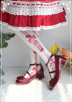 Kawaii Strawberry Bowknot Pattern Printed Knitting Thigh High Socks Harajuku Lolita Girl Cosplay Over Knee Stockings Tight socks
Kawaii Strawberry Bowknot Pattern Printed Knitting Thigh High Socks Harajuku Lolita Girl Cosplay Over Knee Stockings Tight socks