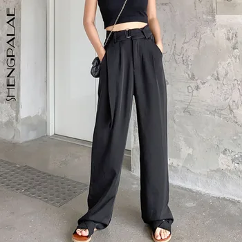 SHENGPALAE 2020 New Fashion Summer Women's Office Ladies Loose Slimming Casual High Waist Straight Button Suit Pants ZA3987
SHENGPALAE 2020 New Fashion Summer Women's Office Ladies Loose Slimming Casual High Waist Straight Button Suit Pants ZA3987