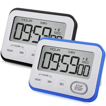 Kitchen Timer 2 Pack Digital Loud Alarm Clock Large LCD Sn Silent Multi-Function for Teachers Kids
Kitchen Timer 2 Pack Digital Loud Alarm Clock Large LCD Sn Silent Multi-Function for Teachers Kids