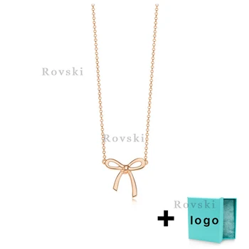 XL TFX TTFF Rllen Popular Brand Gold Bow Necklace Suitable for Women's Party Jewelry Wholesale Free Delivery.
XL TFX TTFF Rllen Popular Brand Gold Bow Necklace Suitable for Women's Party Jewelry Wholesale Free Delivery.