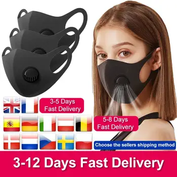 Unisex Black Washable Face Mouth Mask with Filters Breather Valve Dustproof PM2.5 Foggy Pollution Half Face Respirator for Adult
Unisex Black Washable Face Mouth Mask with Filters Breather Valve Dustproof PM2.5 Foggy Pollution Half Face Respirator for Adult