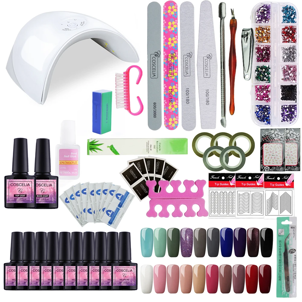 US Warehouse Clearance Manicure Tools Set Nail Gel Polish For Nails Art Design Nail Kit With LED UV Lamp
US Warehouse Clearance Manicure Tools Set Nail Gel Polish For Nails Art Design Nail Kit With LED UV Lamp