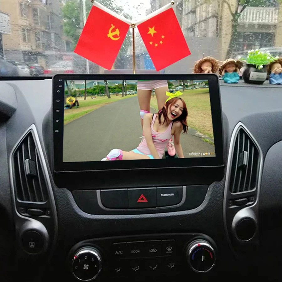 Автомобильный мультимедийный плеер 64 ГБ Android 10 2Din GPS для Hyundai Tucson 2011 2012 Ix35