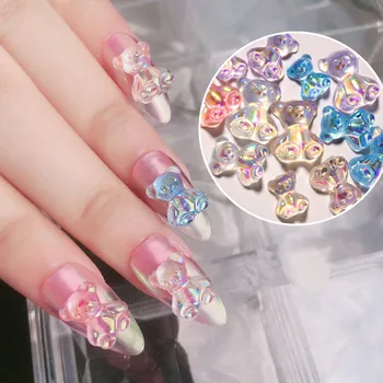 6pcs 3D Cute Bear Resin Nail Art Decorations Aurora Rhinestone for Nails Glitter Jelly Ornaments DIY UV Gel Manicure Accessories
6pcs 3D Cute Bear Resin Nail Art Decorations Aurora Rhinestone for Nails Glitter Jelly Ornaments DIY UV Gel Manicure Accessories