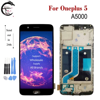 OLED LCD With Frame For Oneplus 5 A5000 LCD Display Screen Touch Panel Digitizer Assembly For OnePlus 5 1+5 1+ Five Full Display
OLED LCD With Frame For Oneplus 5 A5000 LCD Display Screen Touch Panel Digitizer Assembly For OnePlus 5 1+5 1+ Five Full Display