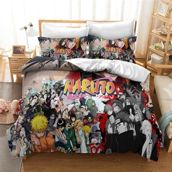 New Design NARUTO Pattern Duvet Cover with Pillowcase 3d Printed Uzumaki Naruto Bedding Set Europe/Australia/USA Queen King Size
New Design NARUTO Pattern Duvet Cover with Pillowcase 3d Printed Uzumaki Naruto Bedding Set Europe/Australia/USA Queen King Size