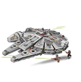 1381 Pcs Force Awakens Star Set Wars Series Compatible Millennium 79211 Falcon Model Building Blocks Toys For Children kids gift
1381 Pcs Force Awakens Star Set Wars Series Compatible Millennium 79211 Falcon Model Building Blocks Toys For Children kids gift