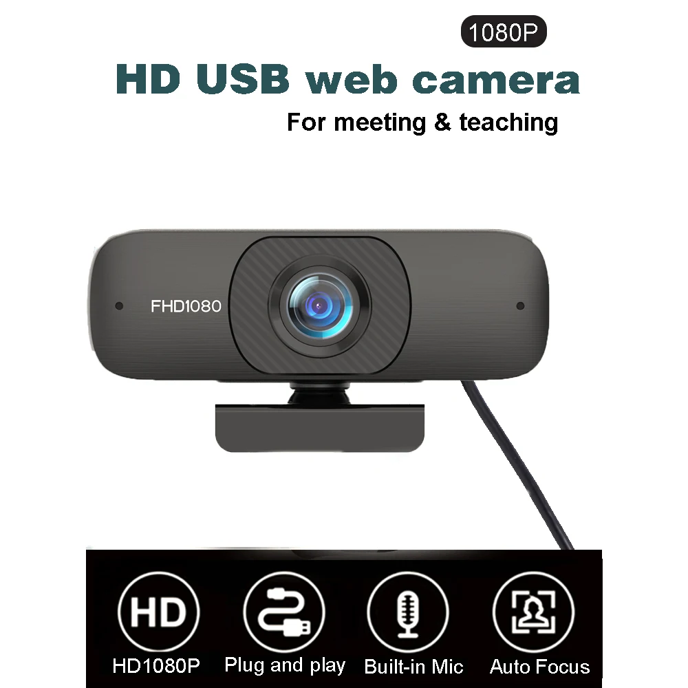 USB Autofocus Webcam 1080P HD Web Camera with Microphone for Computer PC Camera Web Cam for Youtube Twitch Steam Streaming
USB Autofocus Webcam 1080P HD Web Camera with Microphone for Computer PC Camera Web Cam for Youtube Twitch Steam Streaming
