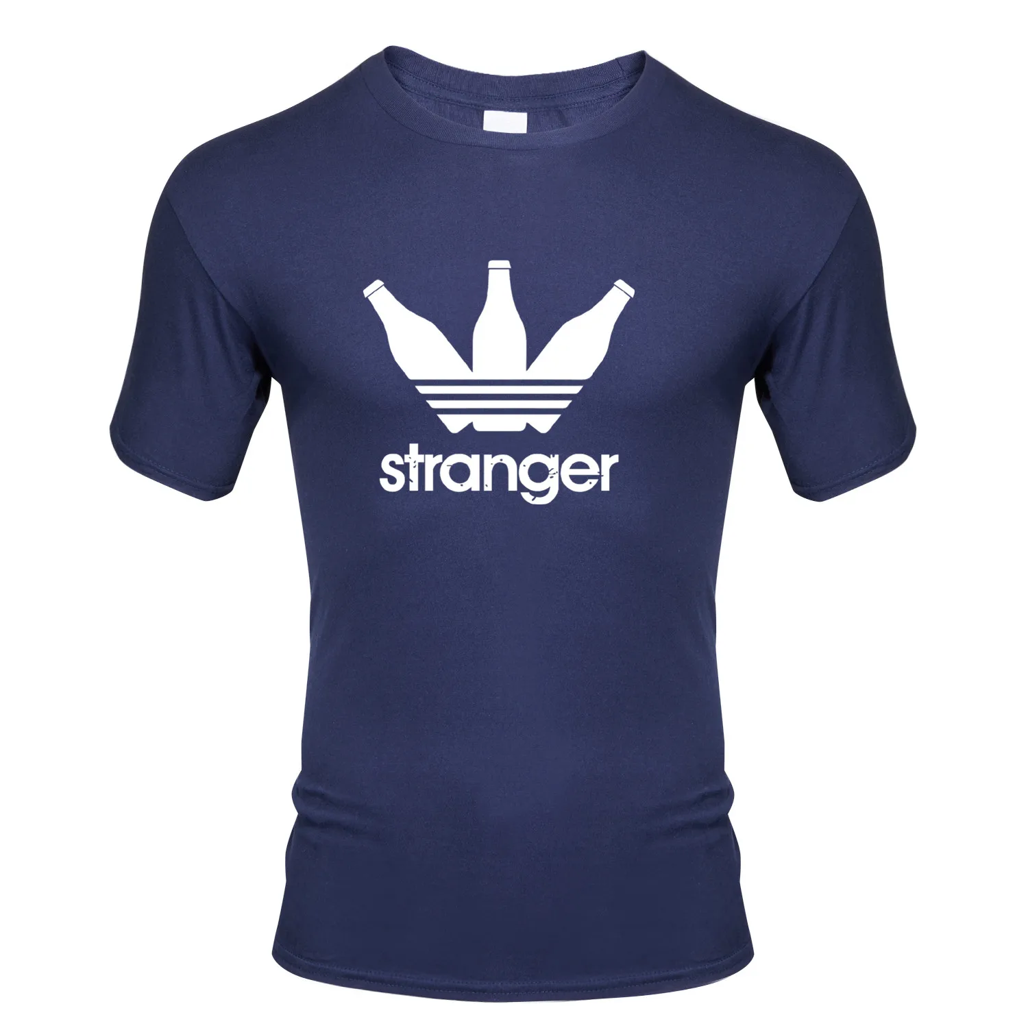 2020 New Summer Men's Fashion T-Shirt Printed TheBottle T-Shirt O-Neck Short-Sleeved and Style T-Shirt 95% Cotton Sport