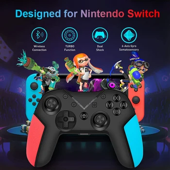 Bluetooth Wireless Gamepad For Nintendo Switch Pro NS-Switch Pro Game Joystick Controller For Switch Console 6-Axis Handle 2020
Bluetooth Wireless Gamepad For Nintendo Switch Pro NS-Switch Pro Game Joystick Controller For Switch Console 6-Axis Handle 2020