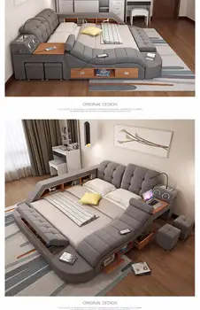 CBMMART 2018 high quality multi function leather bed with Massage and storage function
CBMMART 2018 high quality multi function leather bed with Massage and storage function