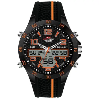Kt202020 Sports Electronic Waterproof Watch More Function Led Luminous Silicone Quartz Watch Male
Kt202020 Sports Electronic Waterproof Watch More Function Led Luminous Silicone Quartz Watch Male